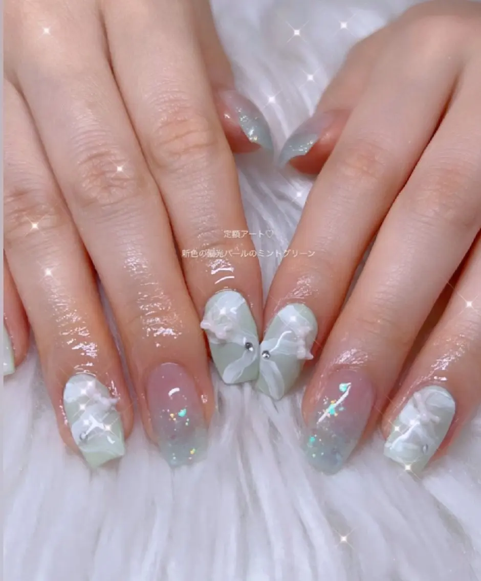 ネイル アートネイル 春ネイル ワンホンネイル ハンドネイル I LOVE ME NAIL.。.:*♡のネイルデザイン