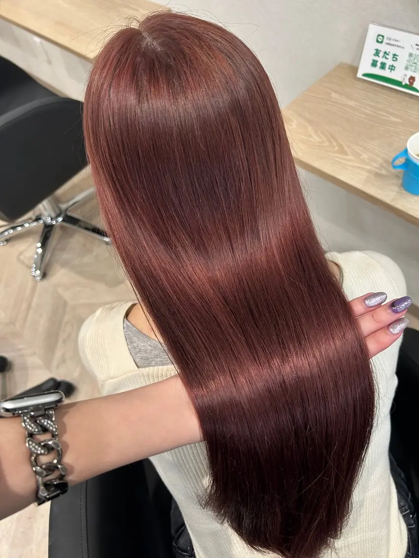 【ミニモ限定価格】似合わせカット💇♀️+艶々カラー🩵+美髪トリートメント🎀の写真