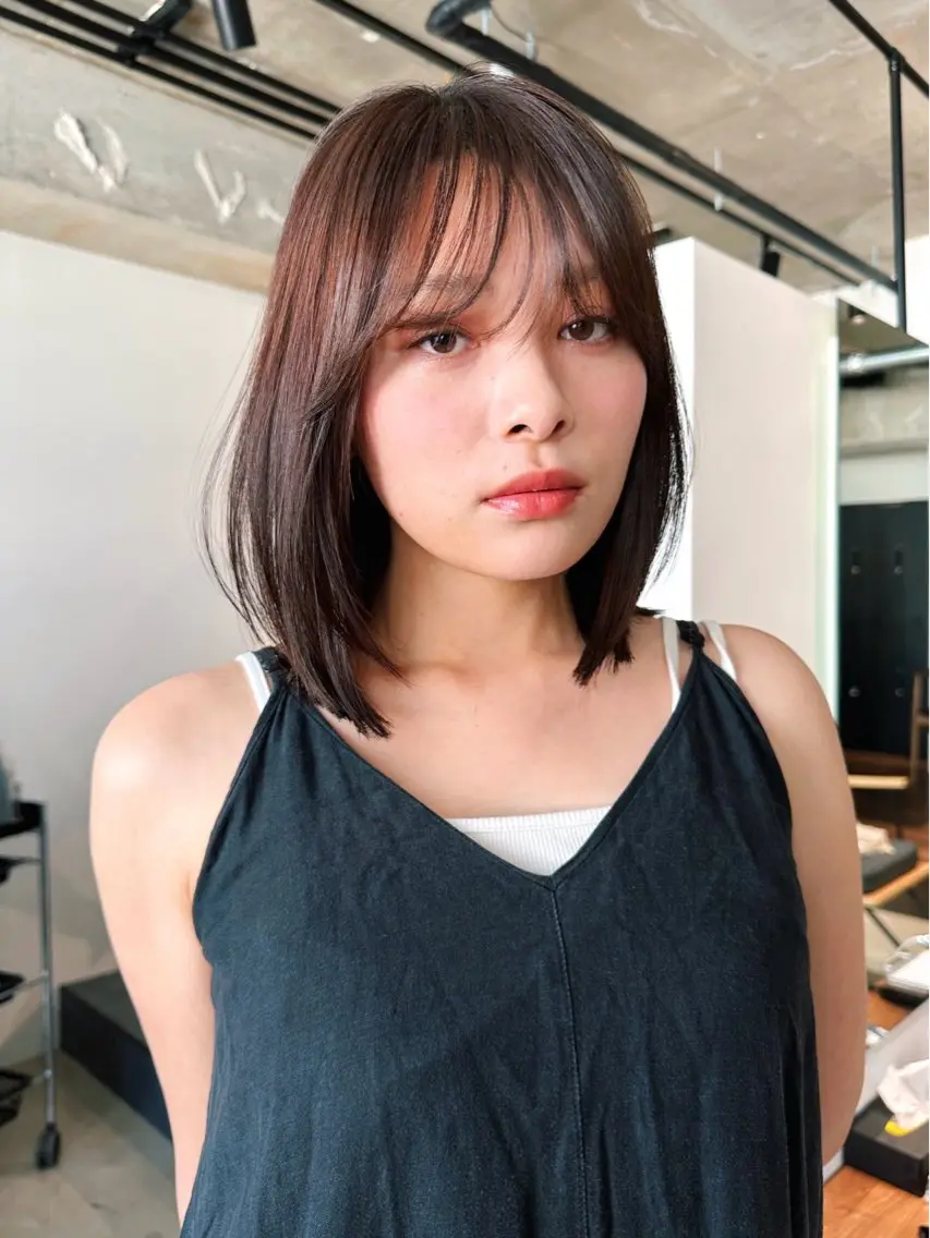 ショート カラー パーマ kazuki【顔周り ×レイヤーカット】のヘアスタイル