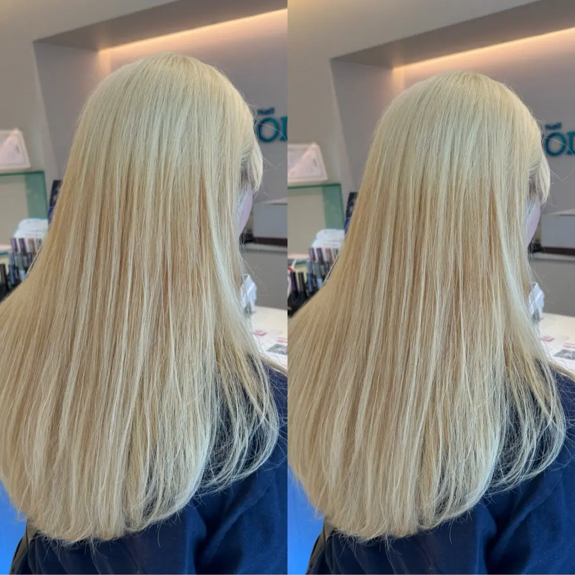 【複雑履歴や黒染め履歴】2ブリーチ×艶感カラー×top stylistカット×Aujua2stepトリートメントの写真