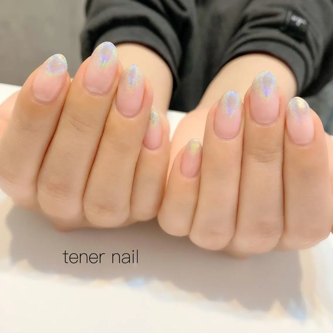 ネイル クリアネイル グラデーション テネルネイル tener nailのネイルデザイン