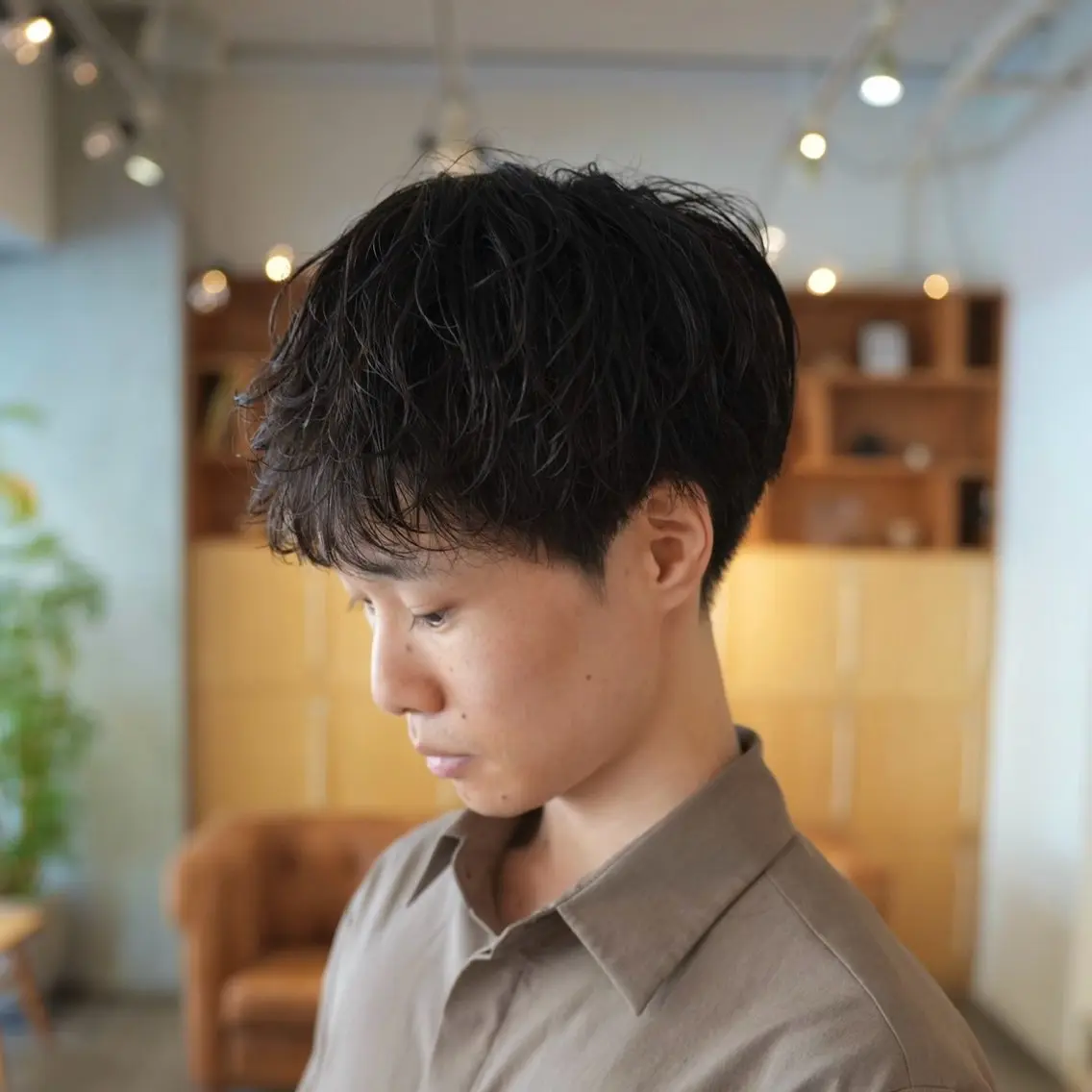 ショート カット パーマ メンズヘア/髪質改善 上野 聖斗🌱‬‪のヘアスタイル