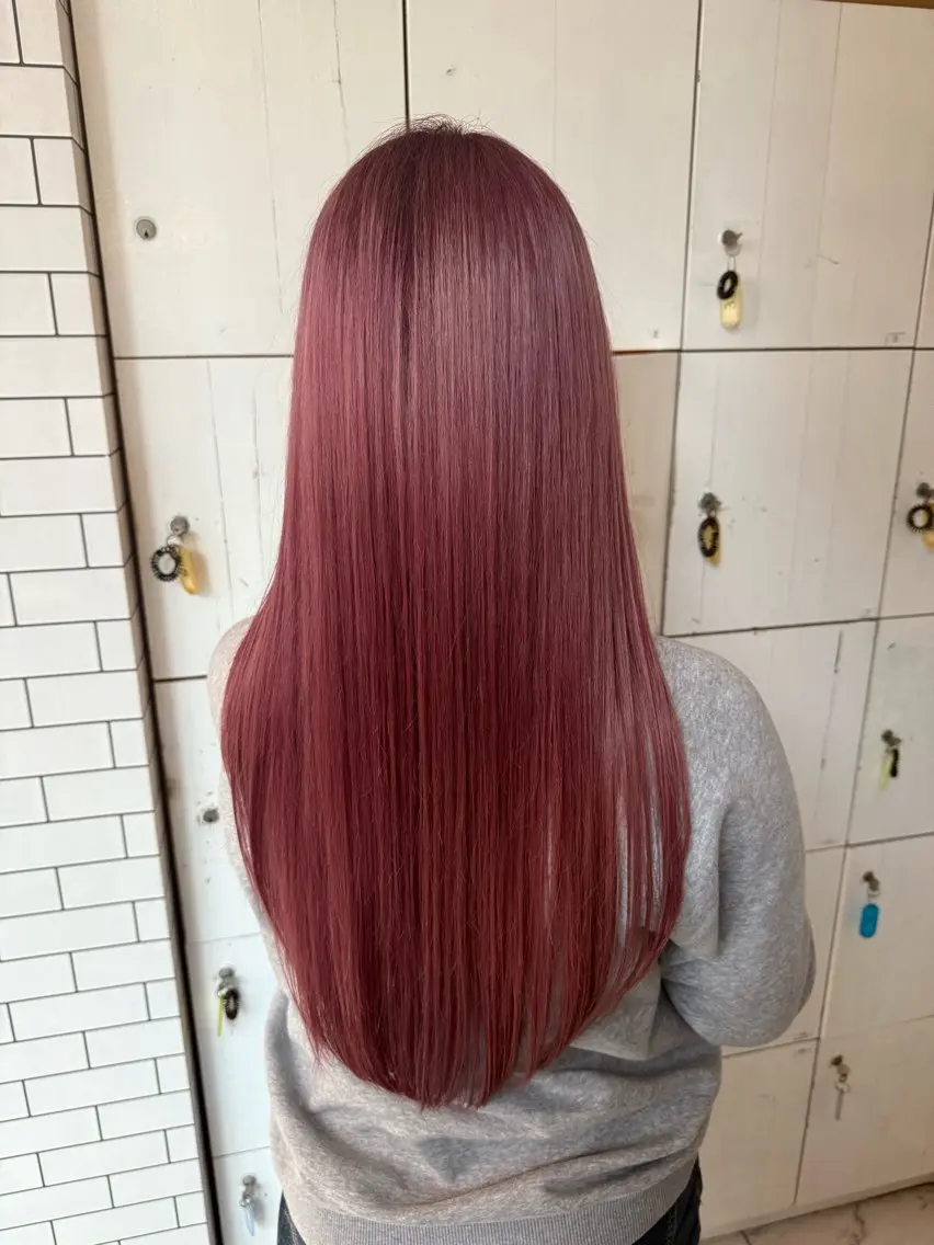 🍀︎人気𝐍𝐨. 3🍀︎【カット+ブリーチなしダブルカラー】の写真