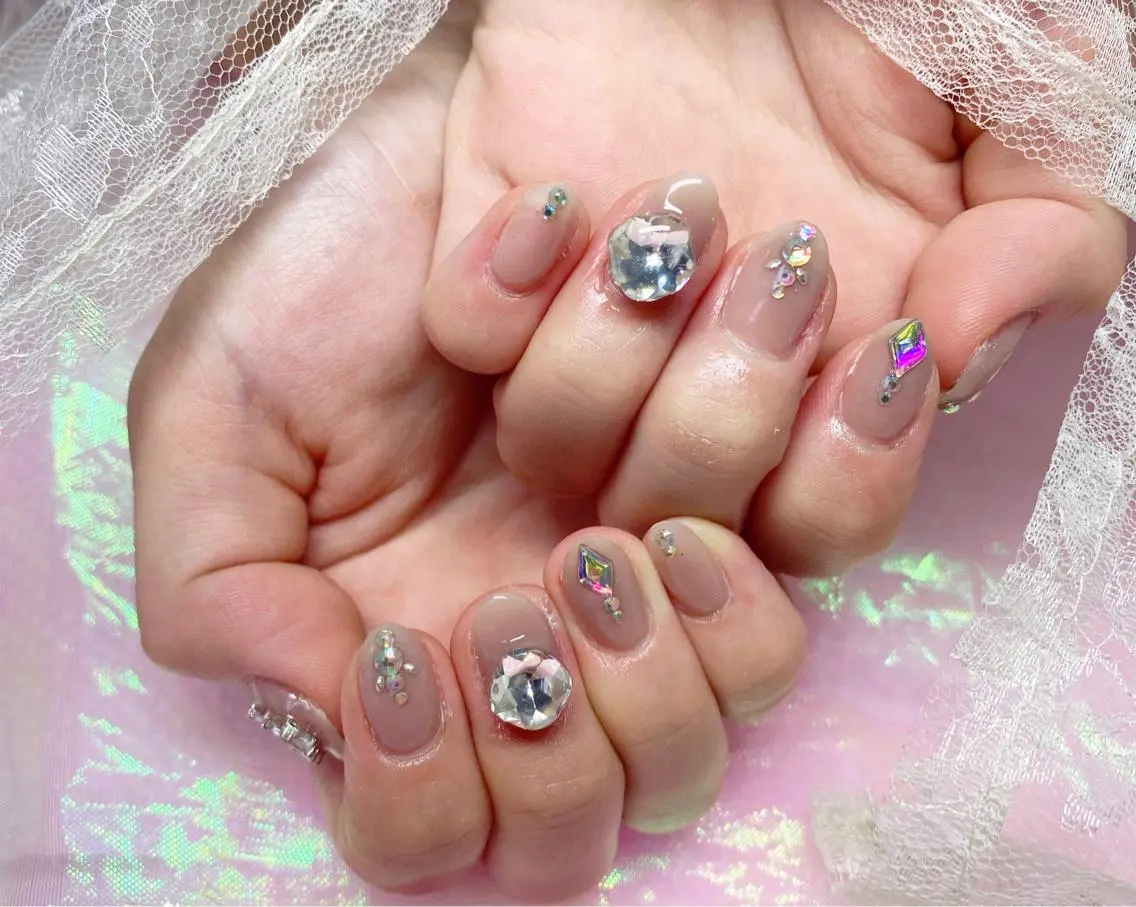 ショート ネイル ハンドネイル ハンドケア LUNA Nail salon💕のネイルデザイン
