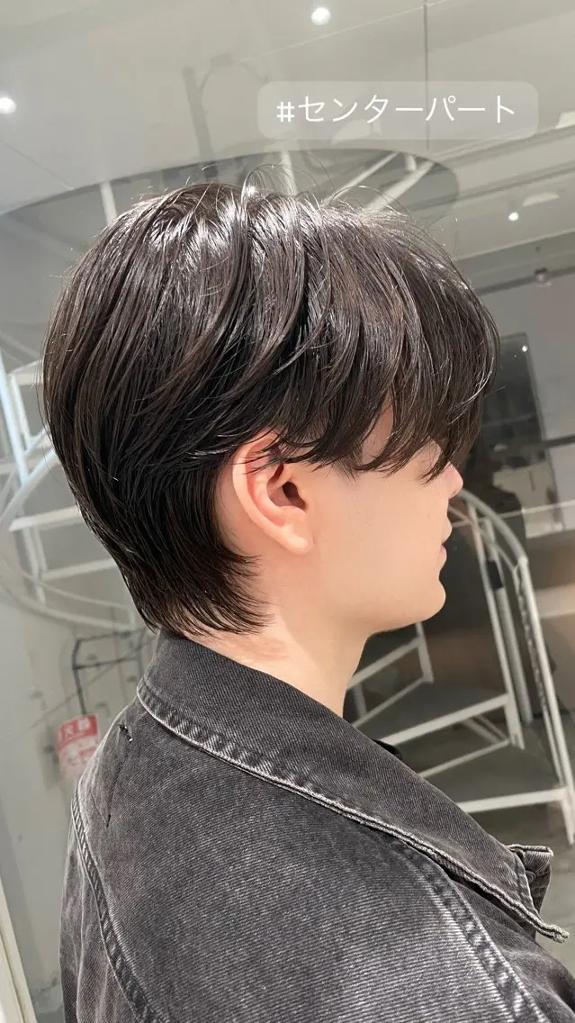 ショート メンズ ブリ—チ🎨パ—マ 🌿表参道ちえ🌿のヘアスタイル