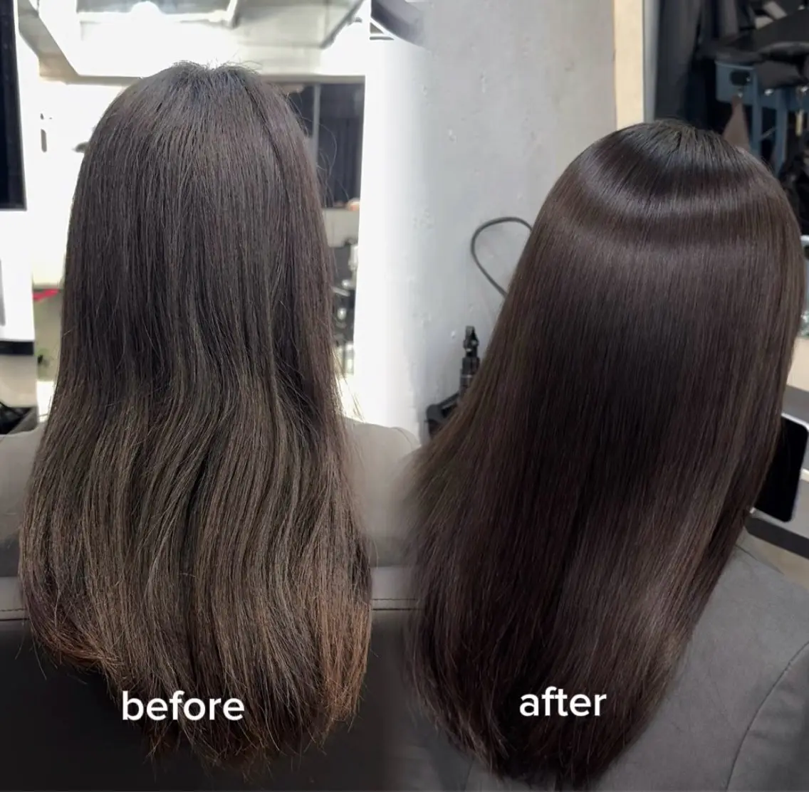 ロング カラー ヘアアレンジ カット ヘアカラー トリートメント 新宿 /髪質改善/ レイヤー/ヒュウガのヘアスタイル