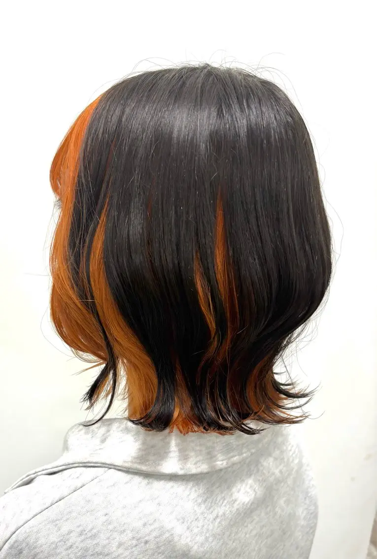 【🌸カット＋暖色カラー🌸】※ミディアム(鎖骨上)、ショートの方のみ カット✂️➕カラー🎨➕トリートメント🌈の写真
