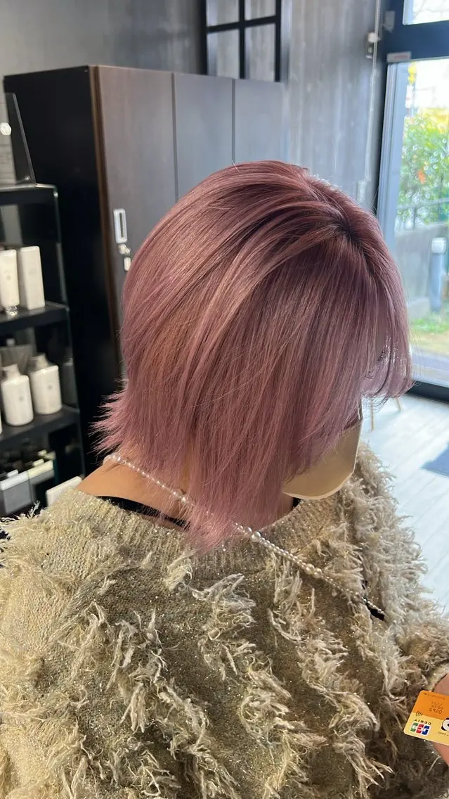 ショート ヘアカラー ayumi / 郡山/暖色カラーのヘアスタイル