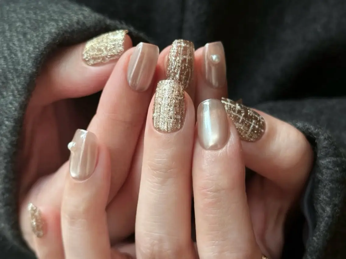 ネイル ブラウン フットネイル フレンチネイル グラデーション 氷ネイル・うるうるネイル ハンドネイル Mixx Nail_ Studioのネイルデザイン