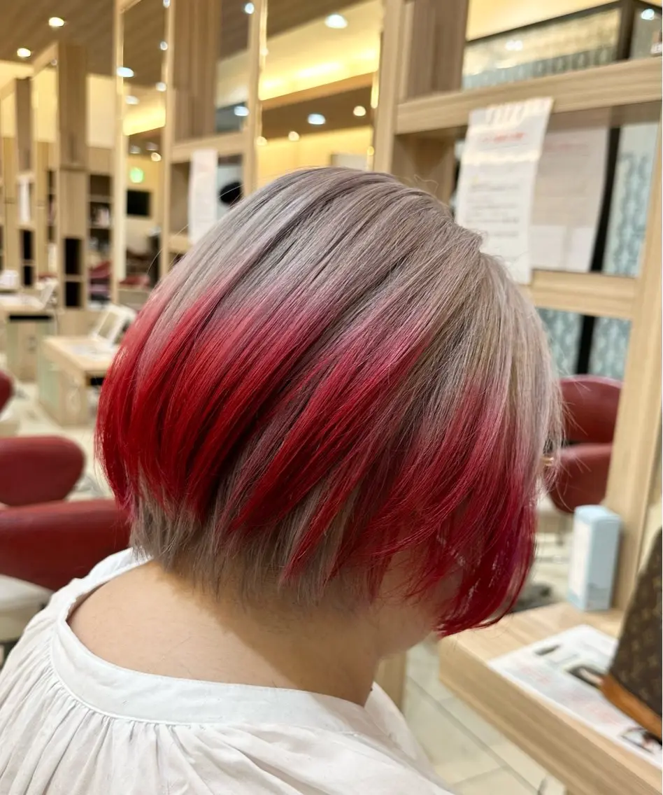 ブリーチダブルカラー＋MILBON2ステップトリートメントの写真