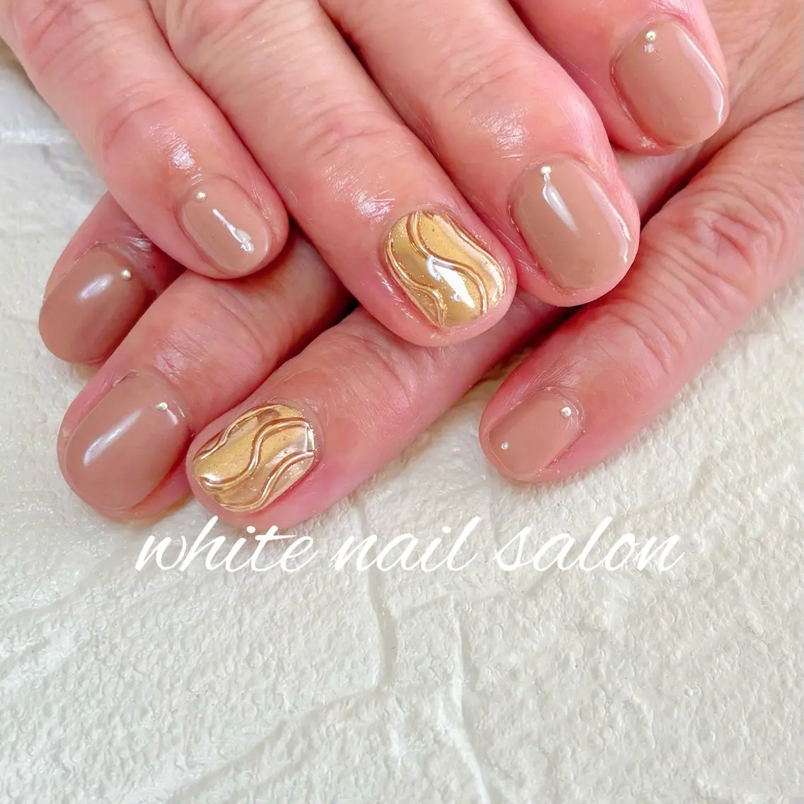 ネイル フットネイル ハンドネイル white nail salonのネイルデザイン