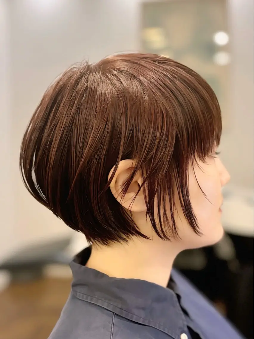 ショート ショートヘア カット コバヤシ リョウタのヘアスタイル
