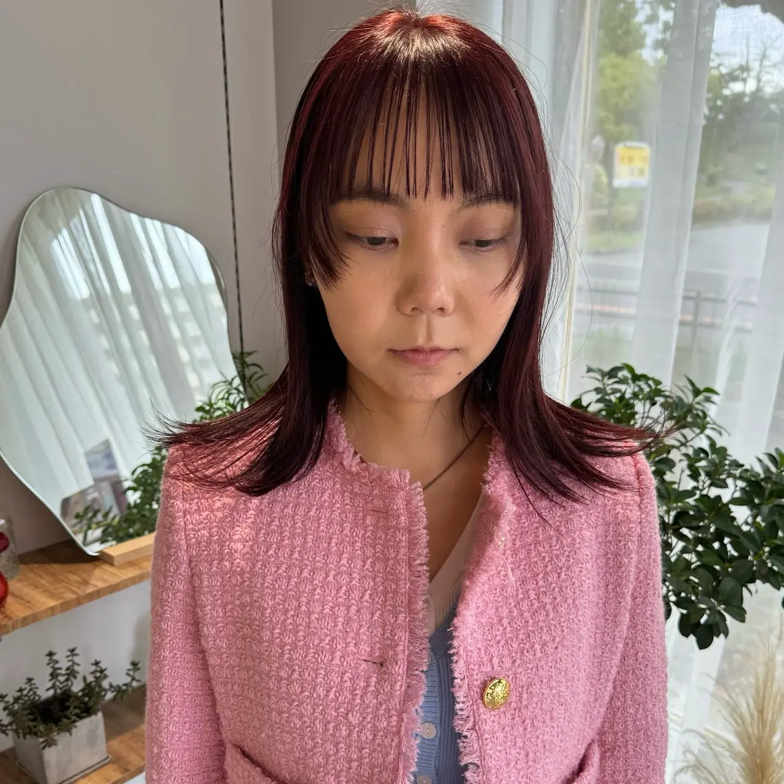 カラー cipre もものヘアスタイル