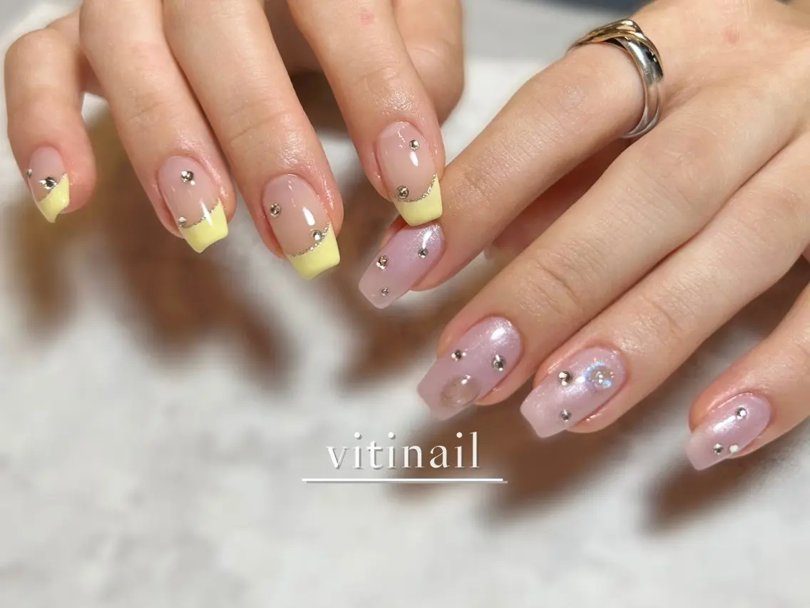 ネイル ハンドネイル vitinail／ 𝘠𝘶𝘬𝘪.のネイルデザイン