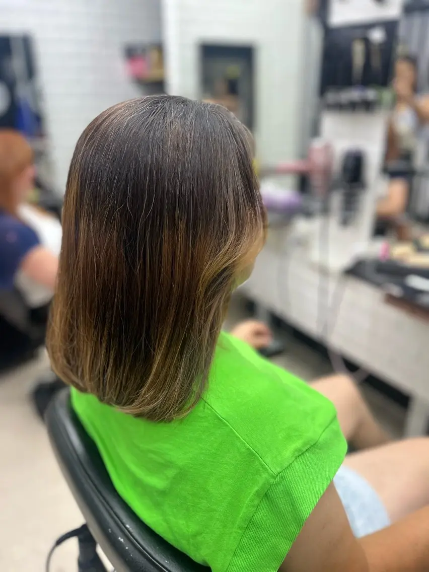 ミディアム 似合わせカット トリートメント Japuska ジャプスカのヘアスタイル