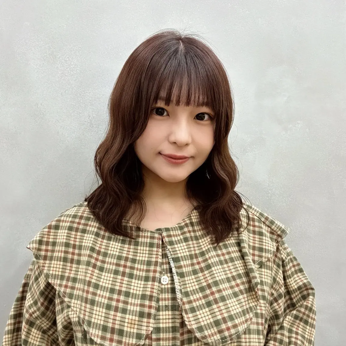 ミディアム カラー 髪質改善/縮毛矯正/ 艶カラー🦢川上葵のヘアスタイル
