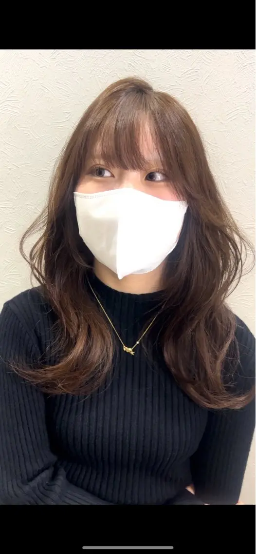 セミロング 剣持友希/ifh iizuka/高崎のヘアスタイル