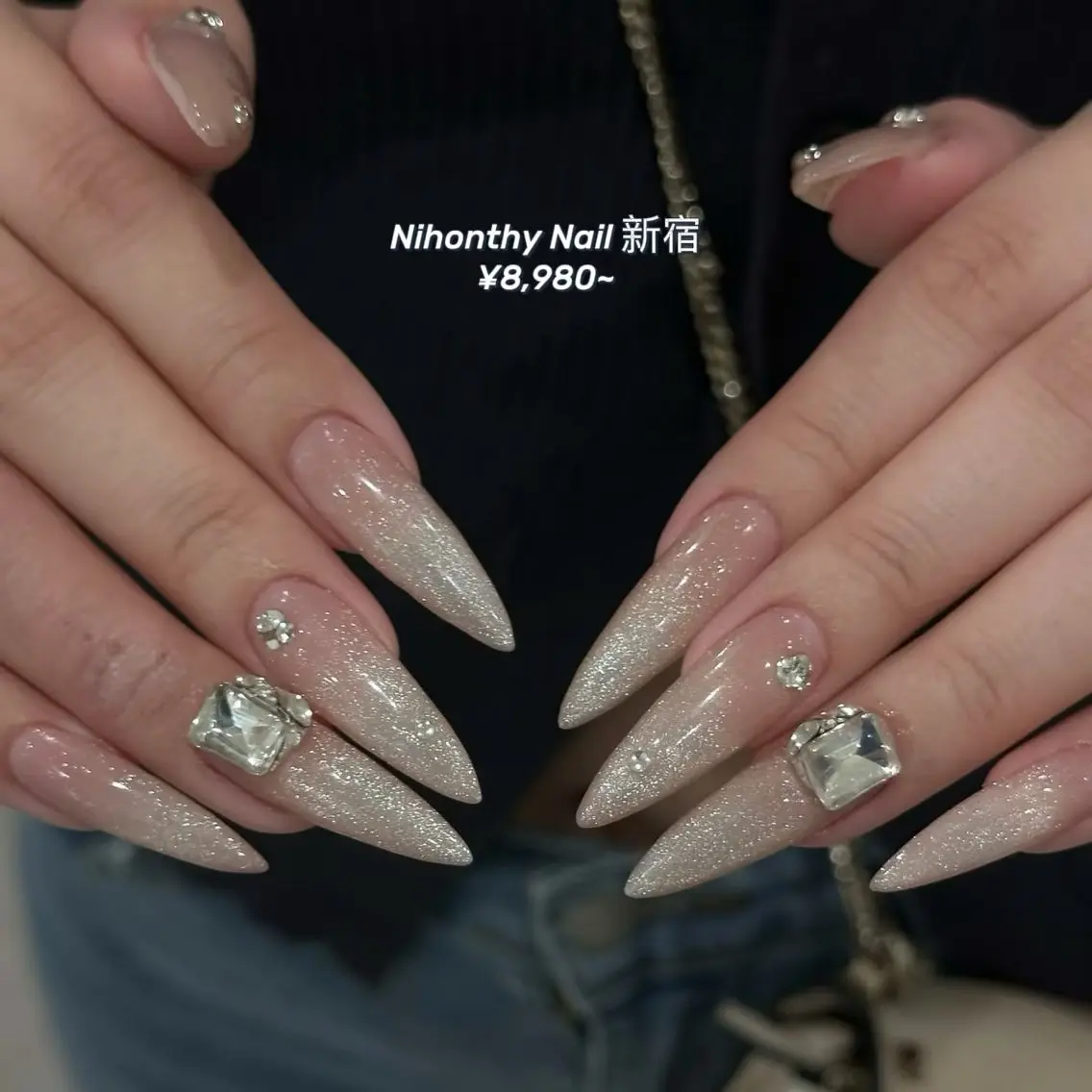 ネイル チークネイル ドット フットネイル フレンチネイル グラデーション ハンドネイル ハンドケア Nihonthy Nail 新宿のネイルデザイン
