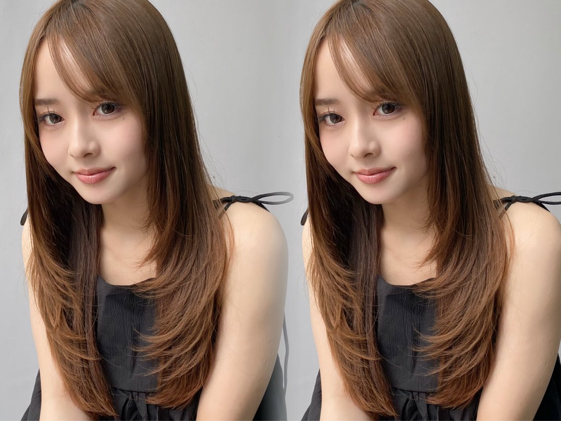 ロング カラー 髪質改善 トリートメント カット ヘアカラー トリートメント レイヤー×縮毛矯正✨ 髪質改善/佐藤侑哉のヘアスタイル