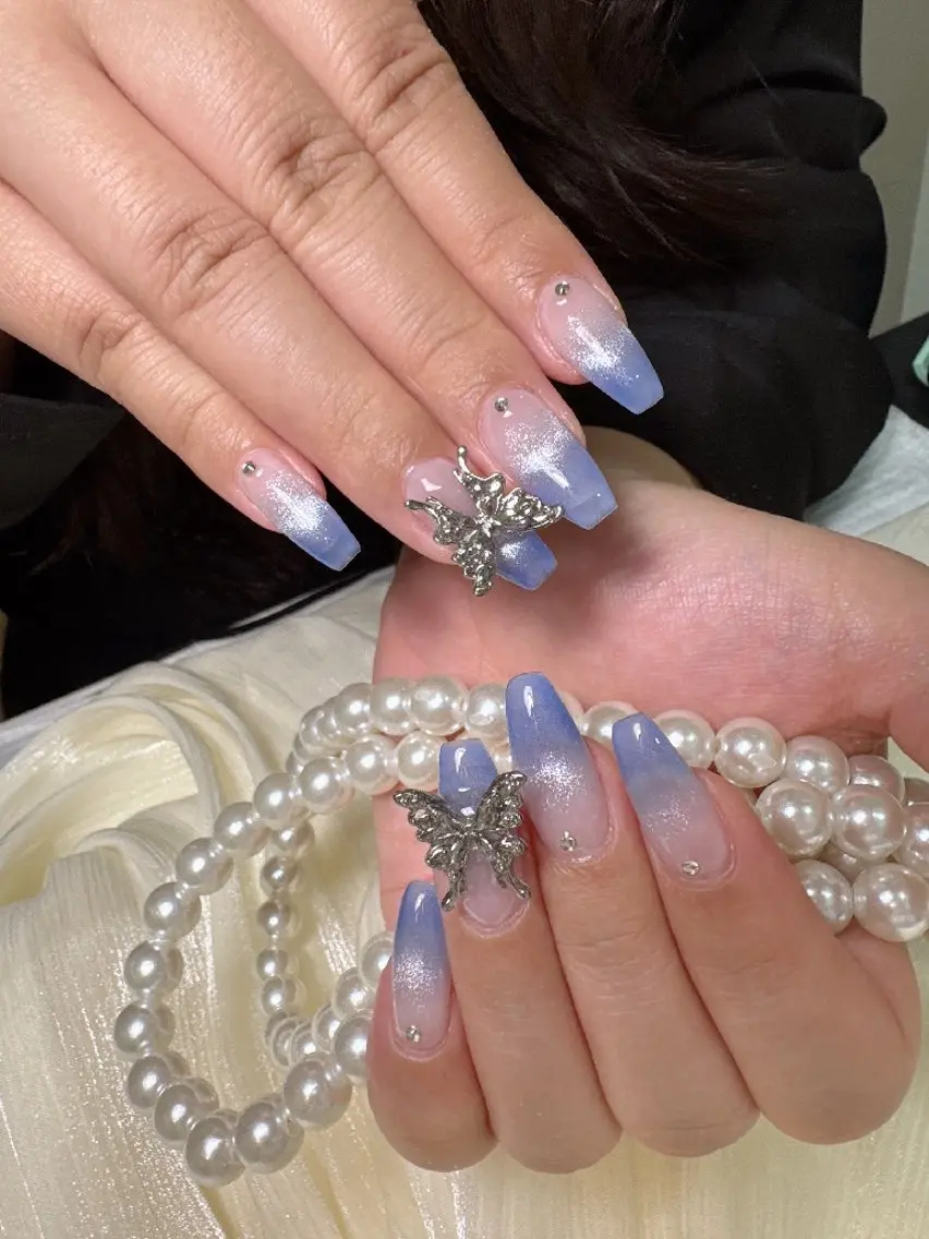 ネイル 長さ出し マグネットネイル ネイルチップ ハンドネイル sakii_nail 池袋のネイルデザイン