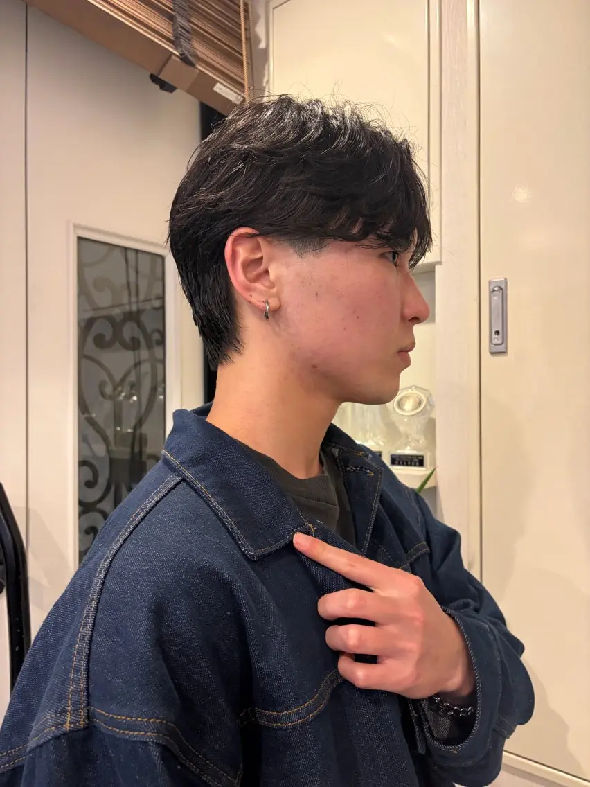 メンズ ボブ&寒色🎐ᩚ 短髪 COCOROのヘアスタイル