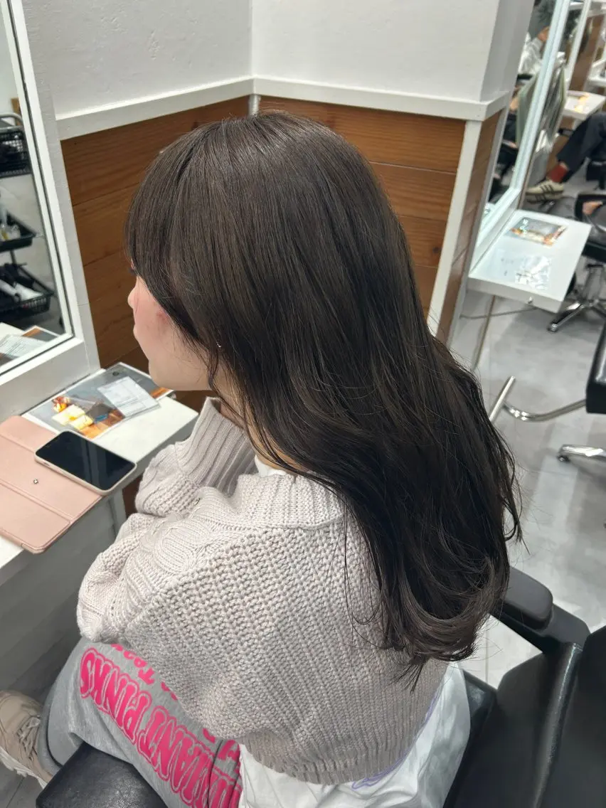 ロング カラー レイヤーボブ/ 艶カラー/サナ🌼のヘアスタイル