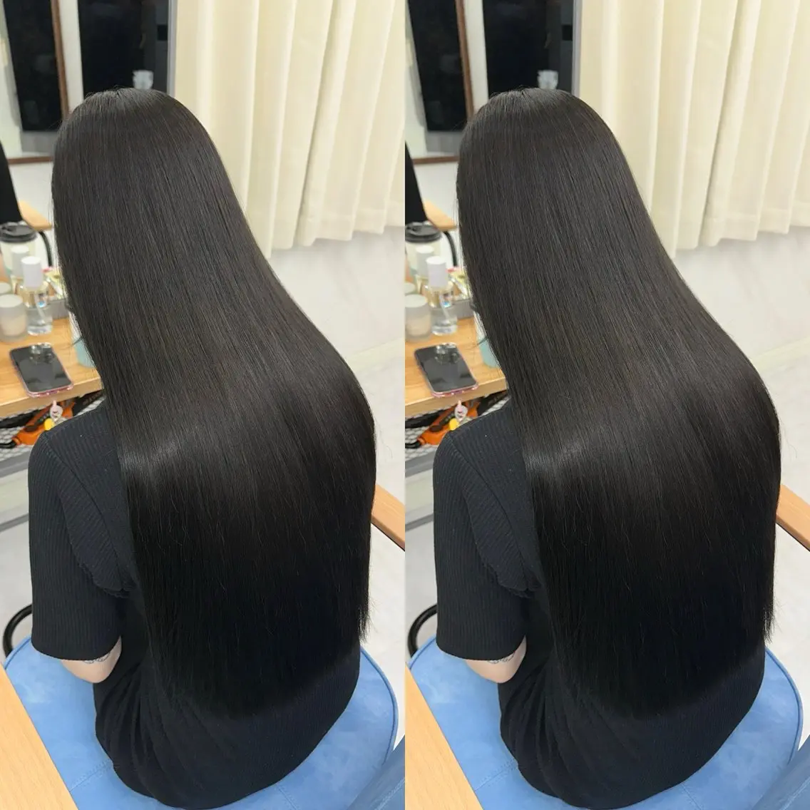 ロング 髪質改善🩵縮毛矯正 代々木/木下のヘアスタイル