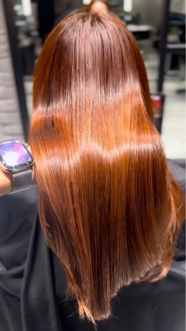 ロング カット ヘアカラー トリートメント 【髪質改善🌹】 圧倒的艶髪✨宮島健吾のヘアスタイル