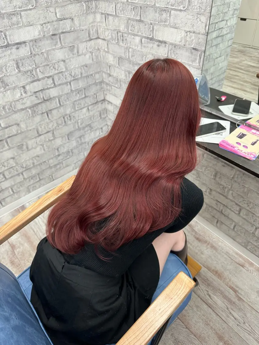 セミロング カラー カット ヘアカラー トリートメント ヘアセット 🇰🇷韓国ヘア TAKUMI🐯💎のヘアスタイル