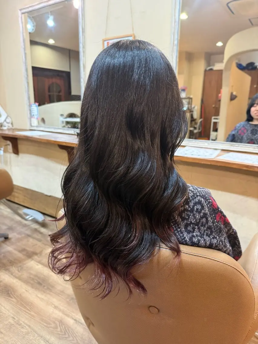 ロング カラー ピンクカラー 🕊‎pique りん🕊のヘアスタイル