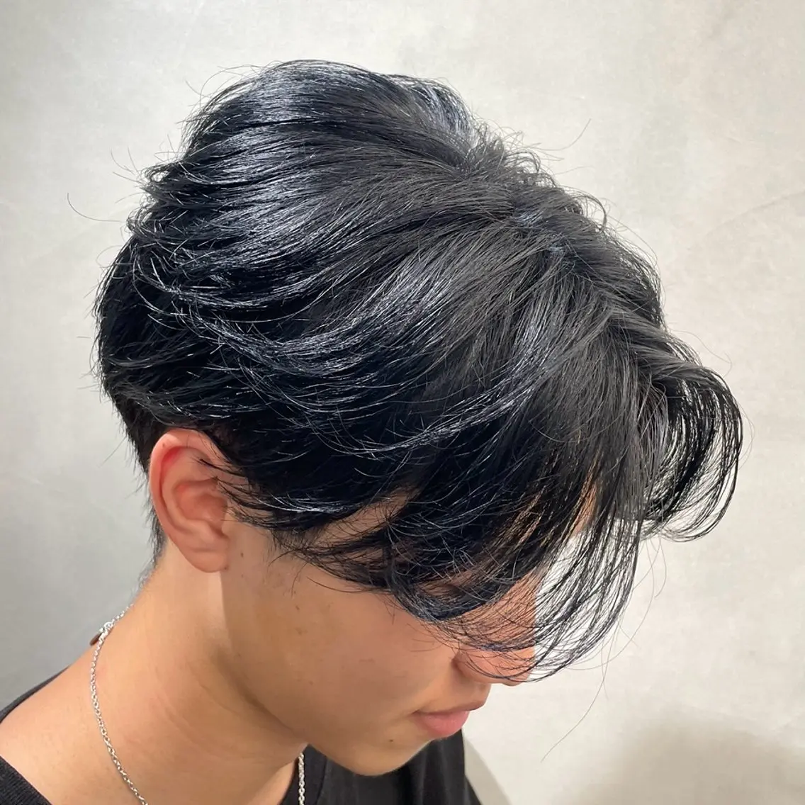ミディアム パーマ ヘアアレンジ メンズ fifth 石川 凪のヘアスタイル