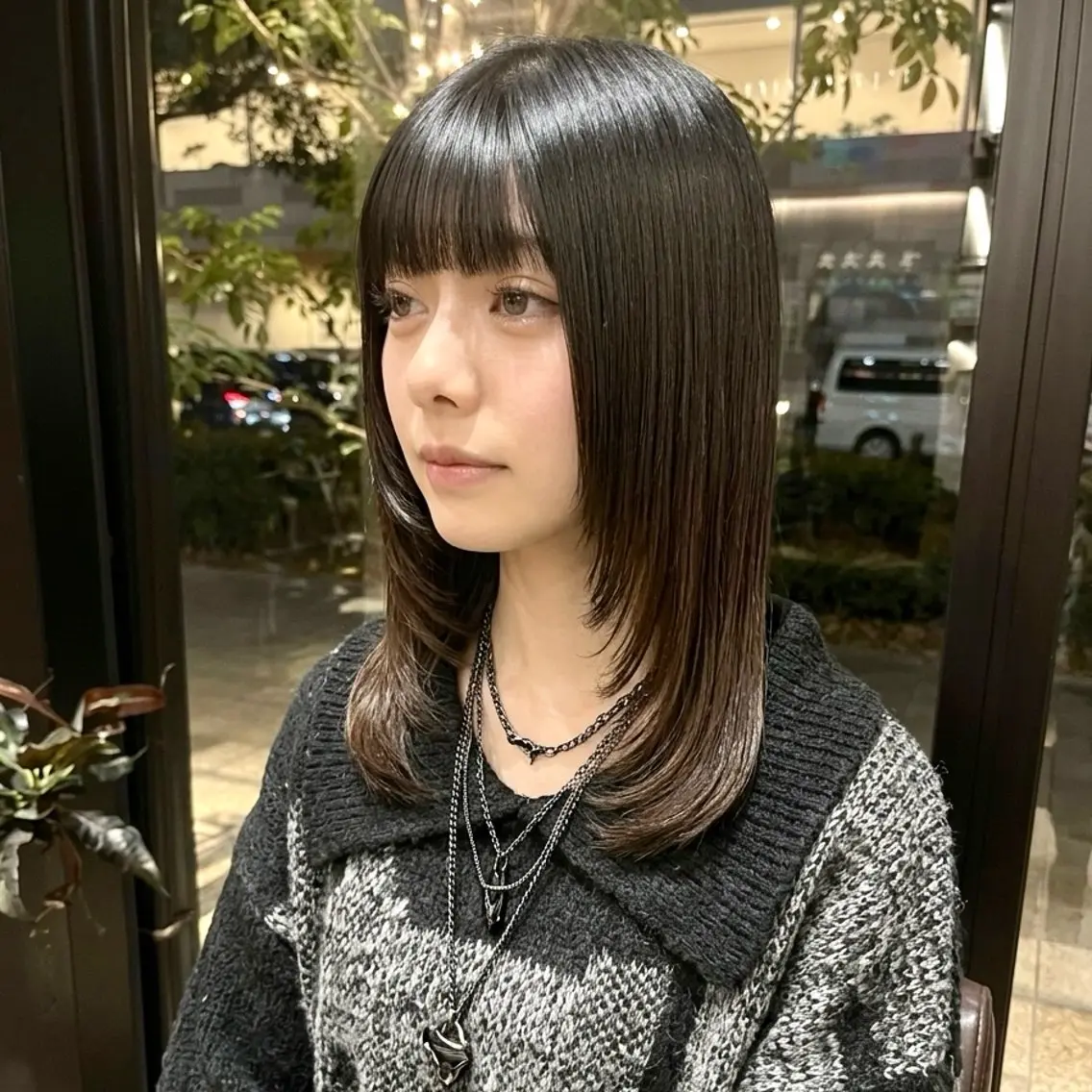 ミディアム 吉原 星稀のヘアスタイル