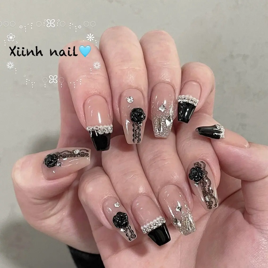 ネイル チークネイル フットネイル フレンチネイル ジェルネイル ハロウィン XIINH NAIL SALONのネイルデザイン
