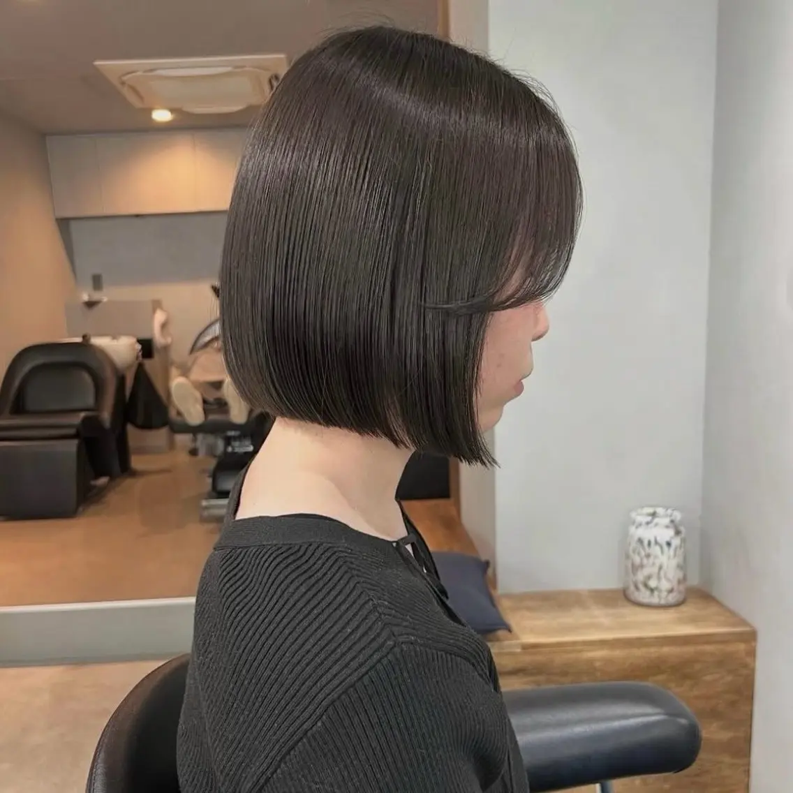 ミディアム カラー カット ヘアカラー トリートメント akane/ボブ /ブラウンベージュのヘアスタイル
