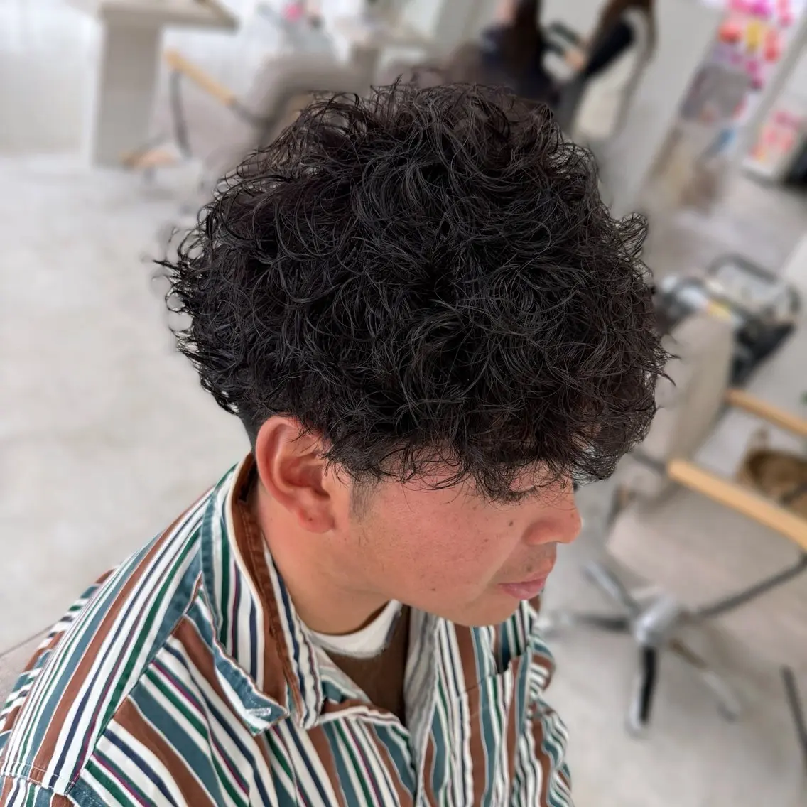 パーマ メンズ カット パーマ 城崎如哉／メンズ /縮毛矯正のヘアスタイル