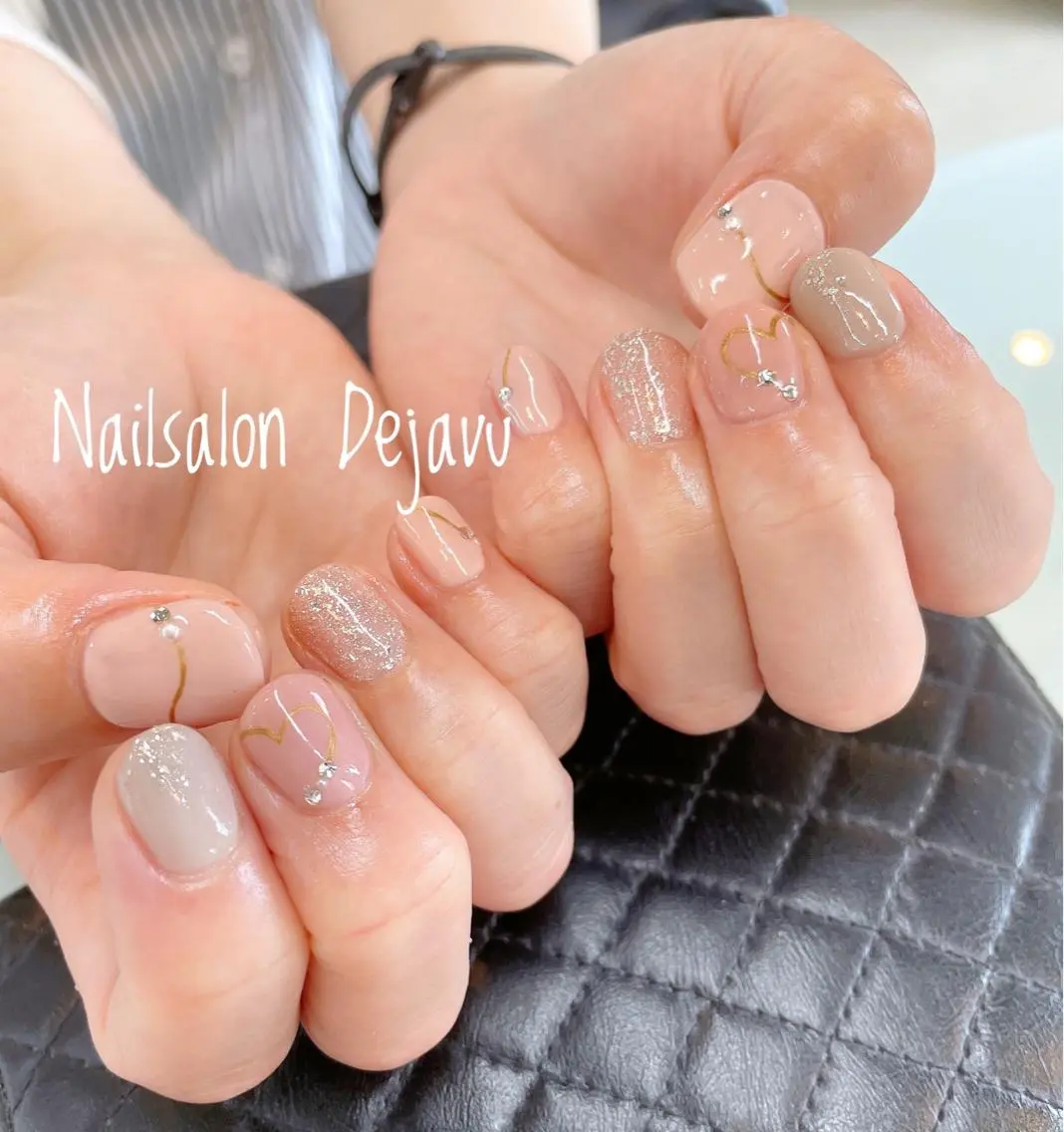 ネイル アートネイル ジェルネイル ハンドネイル Nailsalon Dejavuのネイルデザイン