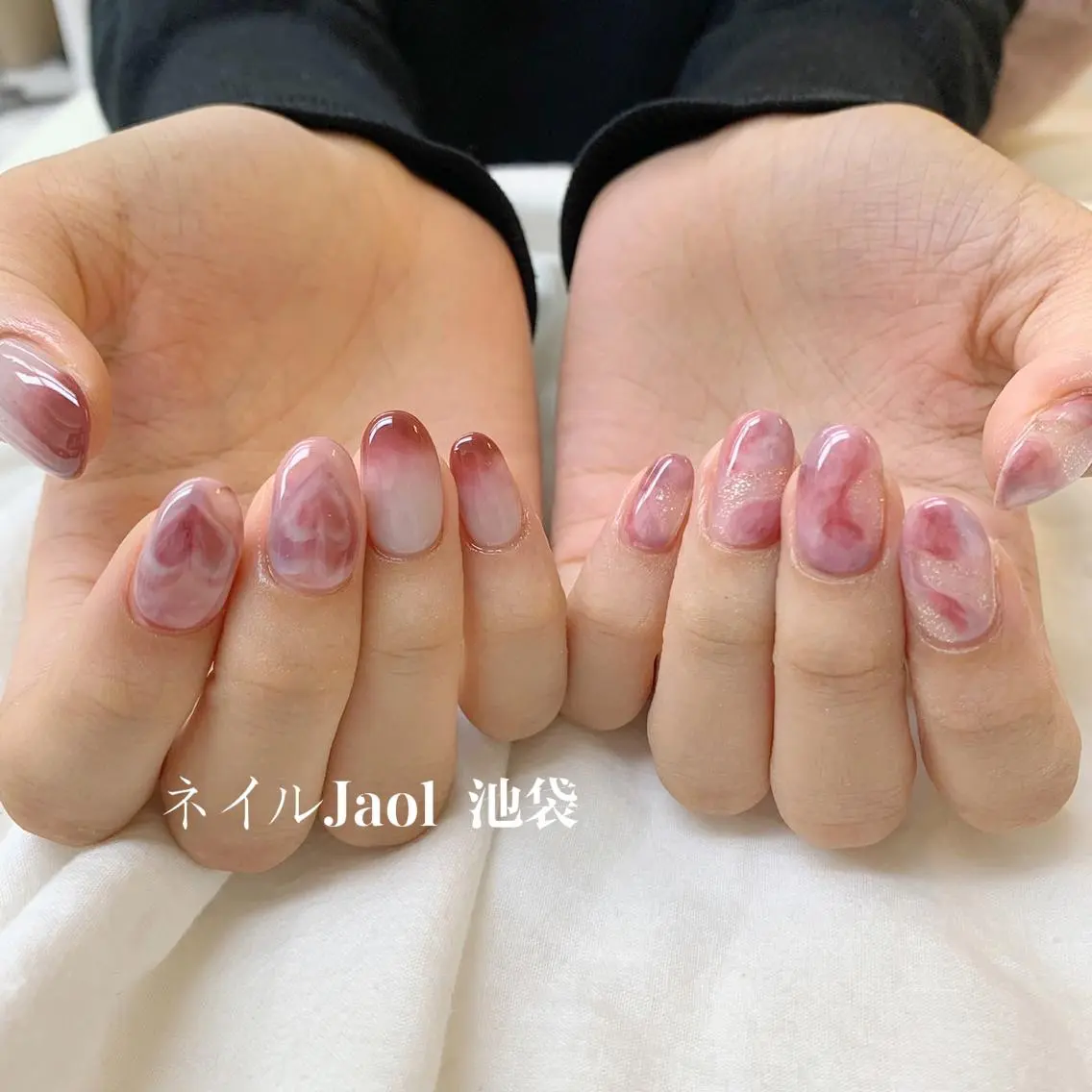 セミロング ネイルJaol 池袋のネイルデザイン