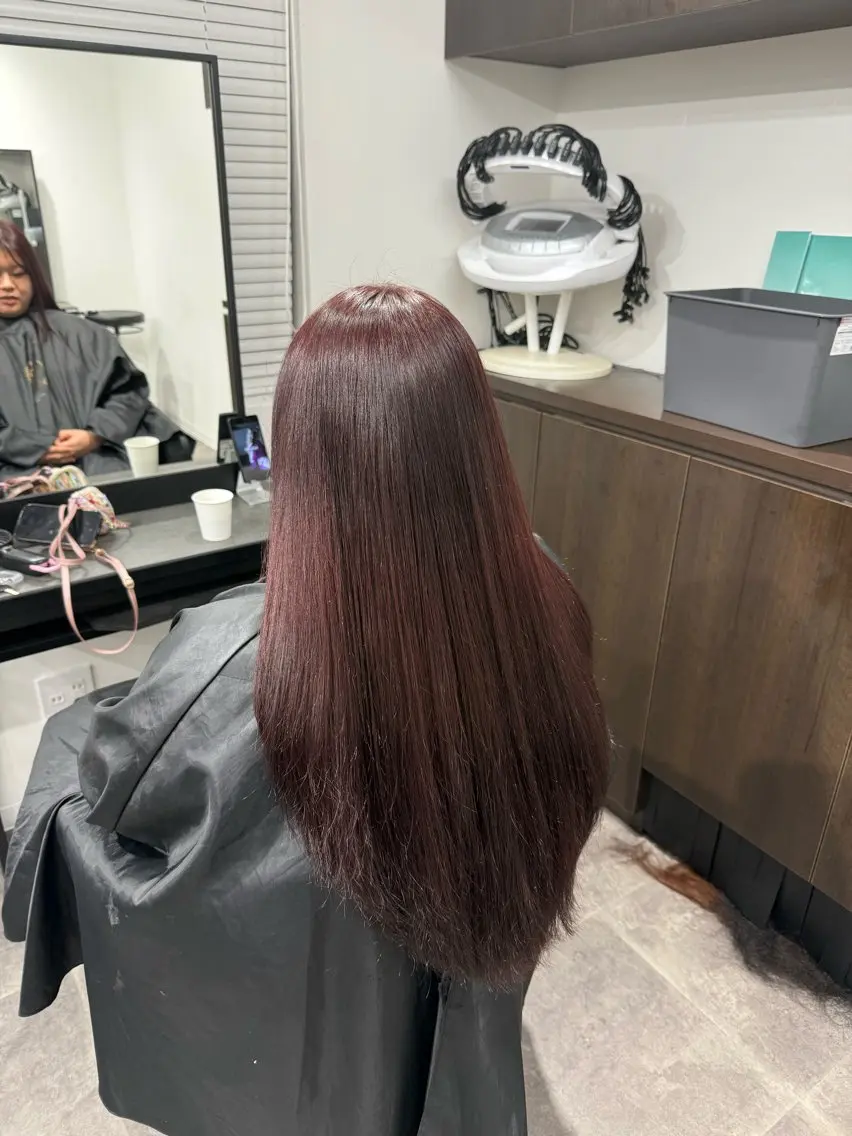 ロング カラー ヘアアレンジ 💗横浜美容室 💗HARUNAのヘアスタイル