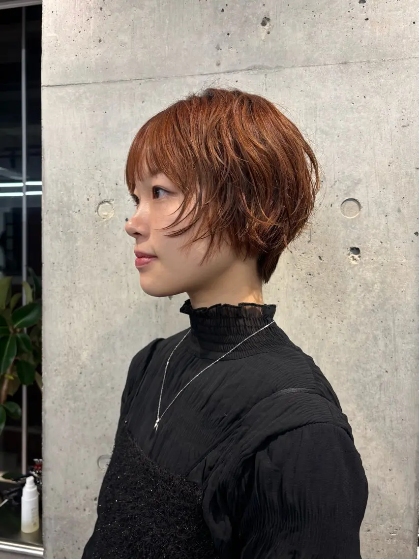 ショート ショートヘア 佐藤 芽依のヘアスタイル