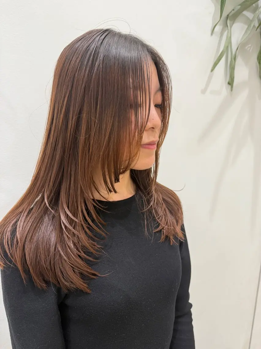 ロング カラー パーマ カット ⭐️ボブ/ショート りゅうしんのヘアスタイル