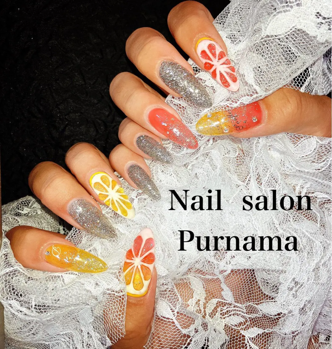 ネイル ハンドネイル Purnama あきのネイルデザイン