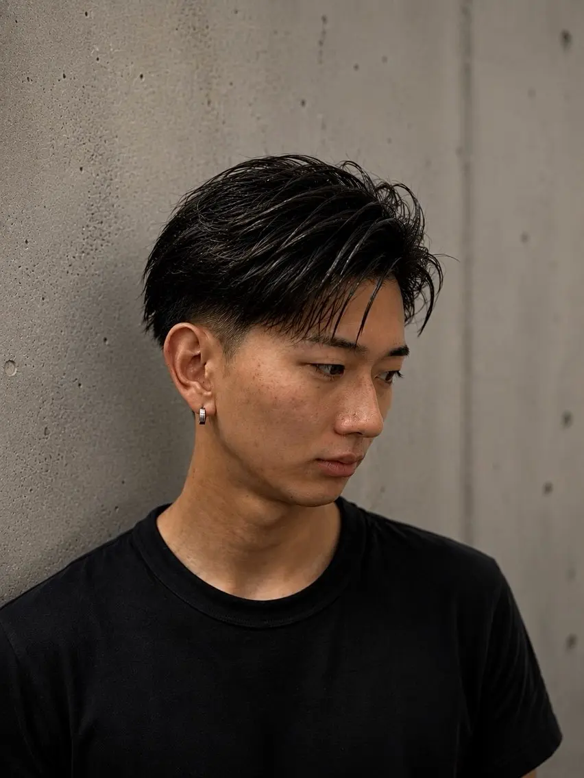 ショート メンズ メンズパーマ ショートヘア 縮毛矯正 川﨑 大暉のヘアスタイル
