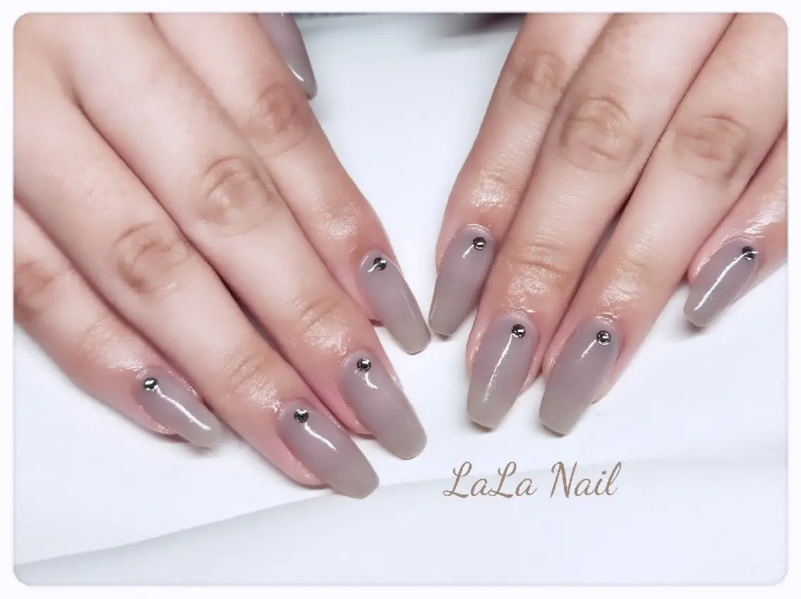 ネイル ワンカラーネイル LaLa Nailのネイルデザイン