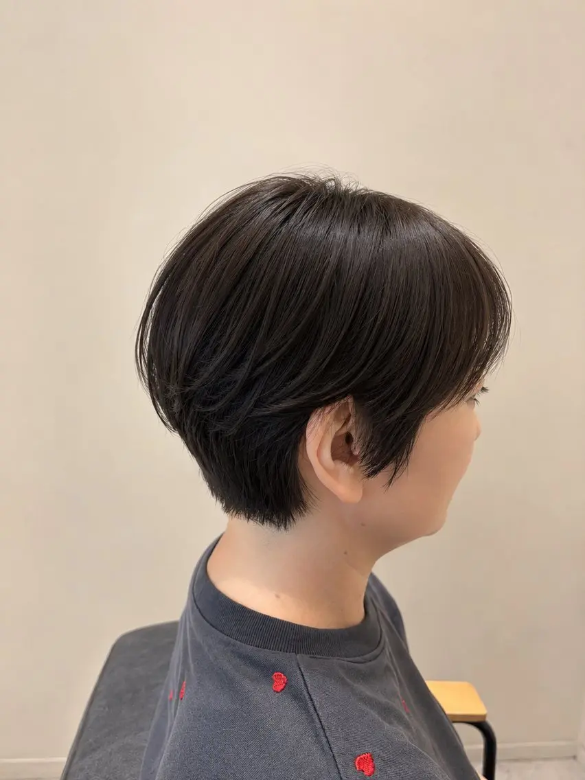 ショート ショートヘア カット Cocoro 艶カラー🎀のヘアスタイル
