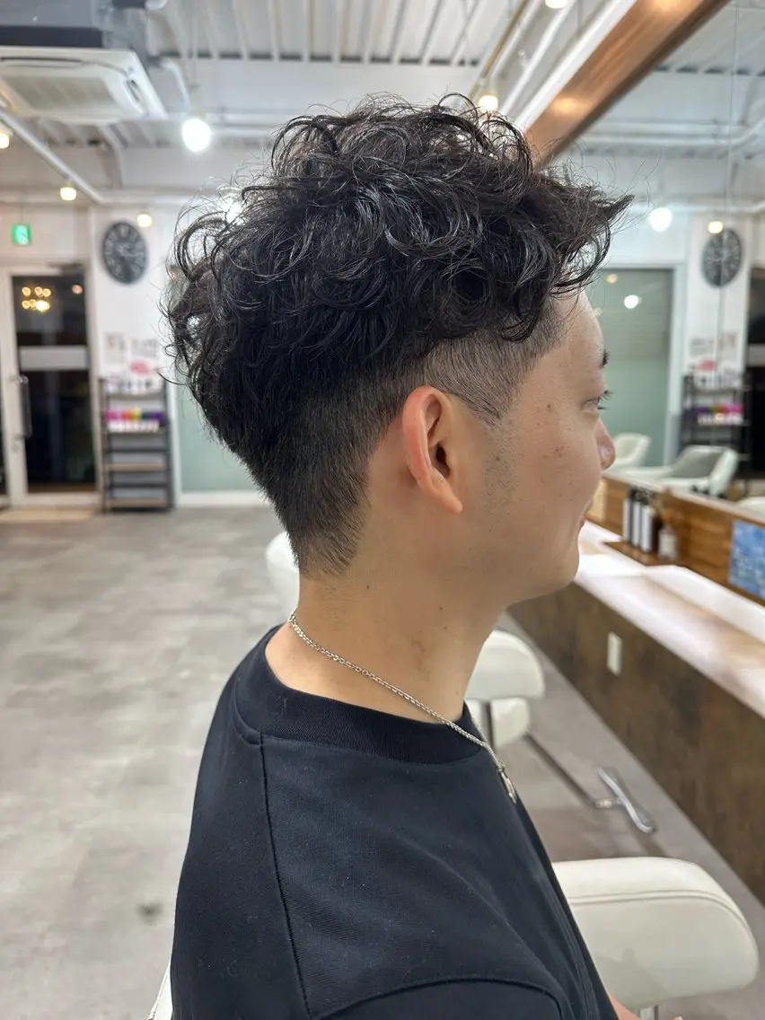 パーマ カット パーマ 我満 宏映のヘアスタイル