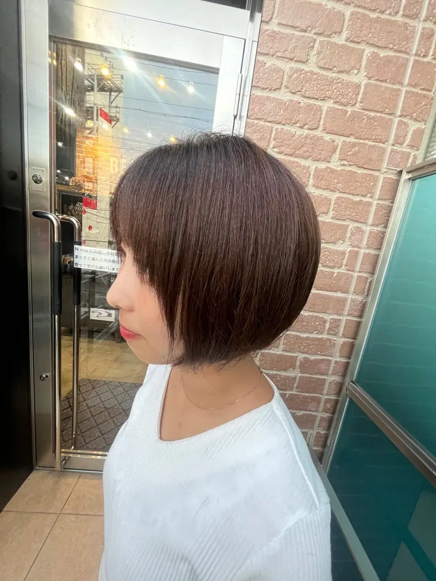 ショート カラー 久木原 ゆりのヘアスタイル