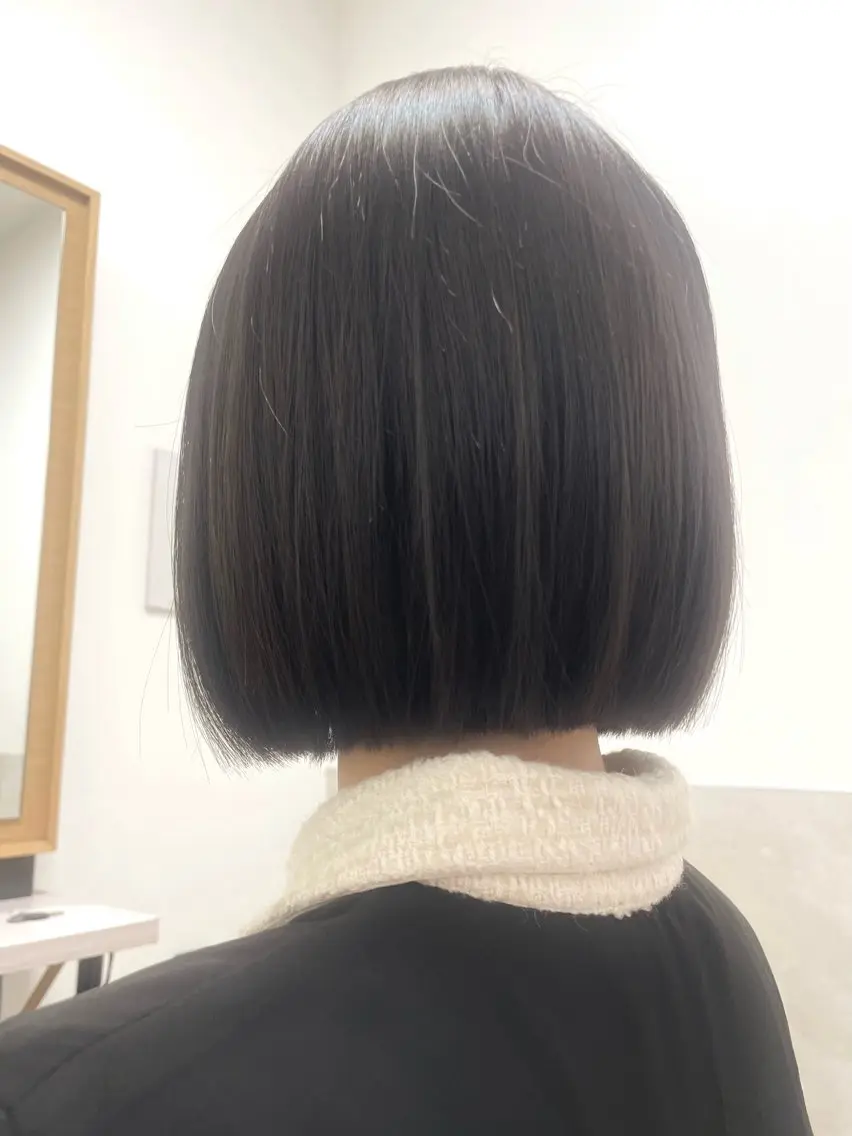 ショート ボブ BLEACH 🟥 PERM 天神🏆のヘアスタイル