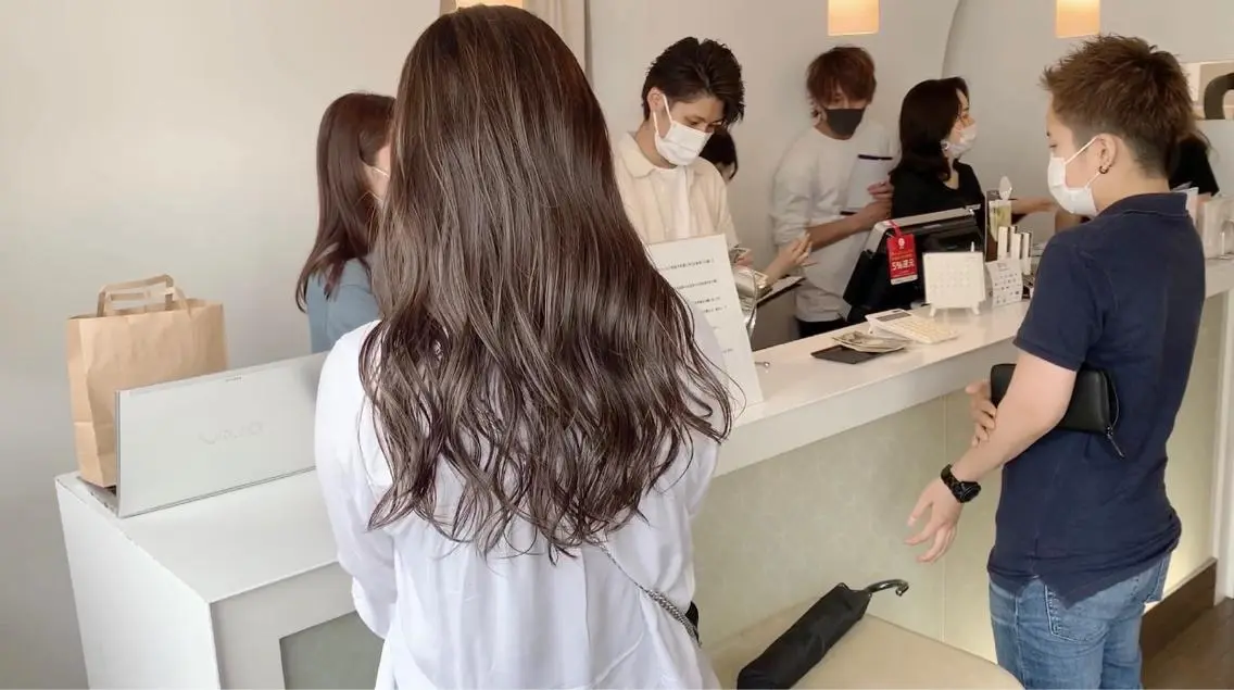 ロング ハイライト 心斎橋なんば 大野竜輝のヘアスタイル