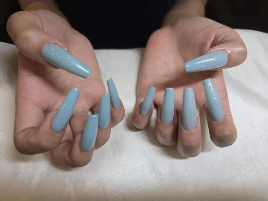 ネイル ロングネイル 夏ネイル ネイルチップ NailsalonR Kiyomiのネイルデザイン