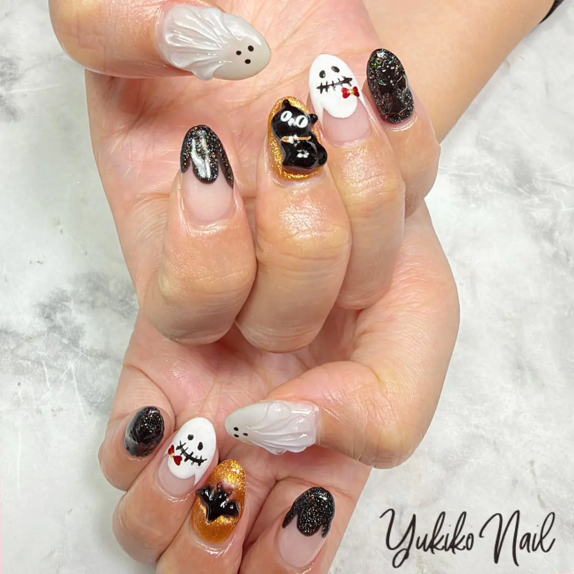 ネイル ゴージャス ハロウィン ハンドネイル ユキコ ネイルのネイルデザイン